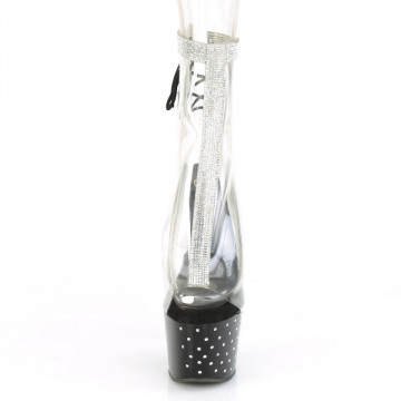 Pleaser STARDUST-1018C-2RS Clr/Blk