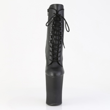 Pleaser WORSHIP-1020 Blk Faux Leather/Blk Matte - Img 2