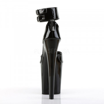 Pleaser XTREME-875 Blk Pat/Blk
