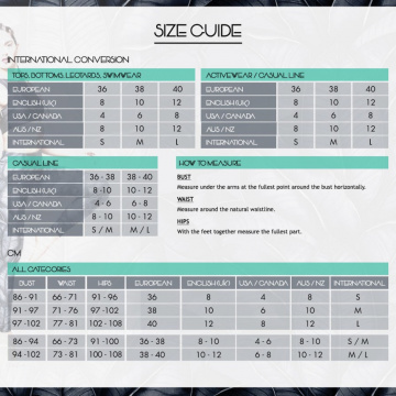 taglia Point out Wear