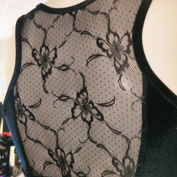 Polerina Camelia - Nero velvet top S - Img 5