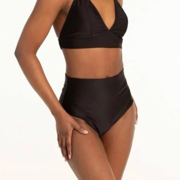 Polerina wear, Bottom Bikini - Lycra Black Mat S