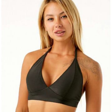 Polerina wear, TOP Bikini - Lycra Black Mat Subito cert