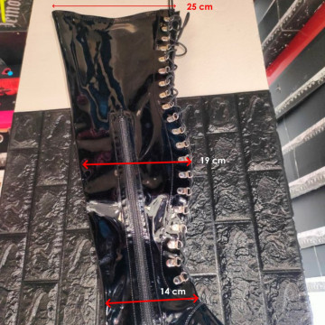 Stivale UNICO Dagger 3063 numero 14us 44eu Devious Nero lucido - Img 2