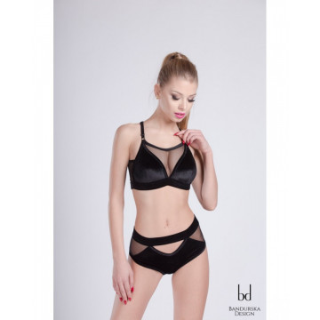 Bandurska Design - 1920s Top Vellutato L con Coppe