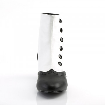 Bordello FLORA-1023 Wht-Blk Pu