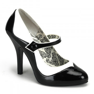 Bordello Shoes TEM07/BW/PU