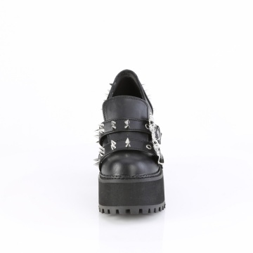 Mocassino con cinghie e fibbie Demonia Italia