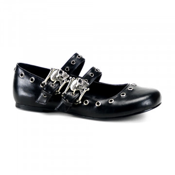 Demonia Cult DAISY-03 Blk Vegan Leather