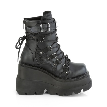 Demonia Cult SHAKER-60 Blk Vegan Leather
