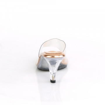 Fabulicious BELLE-301 Clr-Rose Gold/Clr