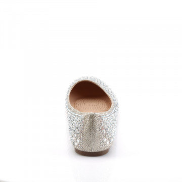Fabulicious TREAT-06 Nude Glitter Mesh Fabric