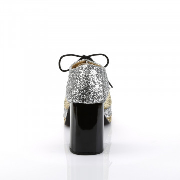 Funtasma GLAMROCK-02 Slv-Gold Glitter