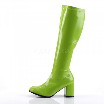 Funtasma GOGO-300 Lime Green Str Pat