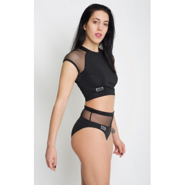 Paradise Chick SHORT “JOANA” MESH BLACK