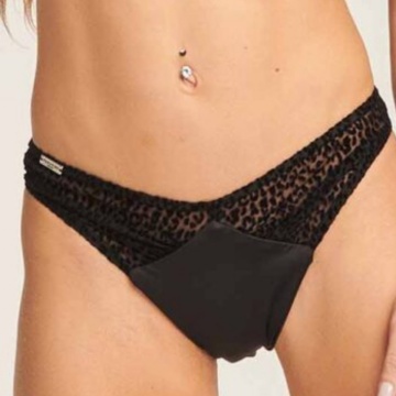 short Siren trape leopard mesh
