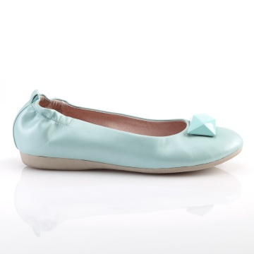 Pin Up Couture OLIVE-08 Aqua Faux Leather