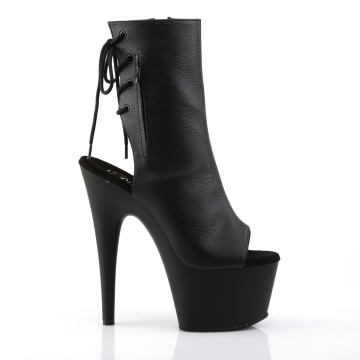 Pleaser ADORE-1018 Blk Faux Leather/Blk Matte