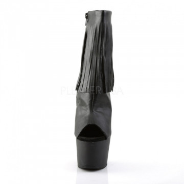 Pleaser ADORE-1019 Blk Faux Leather/Blk Matte