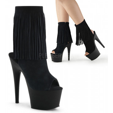 Pleaser ADORE-1019 Blk Suede/Blk Matte
