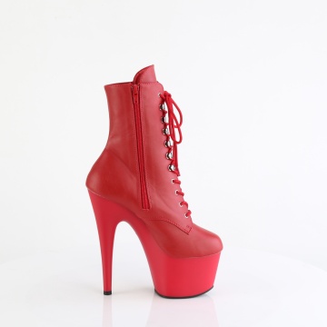 Pleaser ADORE-1020 Red Faux Leather/Red Matte