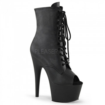 Pleaser ADORE-1021 Blk Faux Leather/Blk Matte
