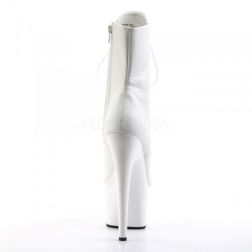 Pleaser ADORE-1021 Wht Faux Leather/Wht