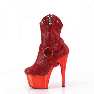 Pleaser ADORE-1029CHRS Red RS/Red Chrome