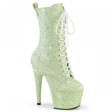 Pleaser ADORE-1040GR Mint Multi Glitters/Matching