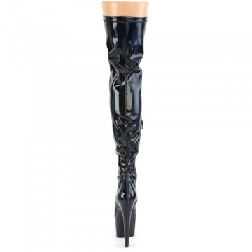 Pleaser ADORE-3000HWR Blk Str. Holo/Blk Holo