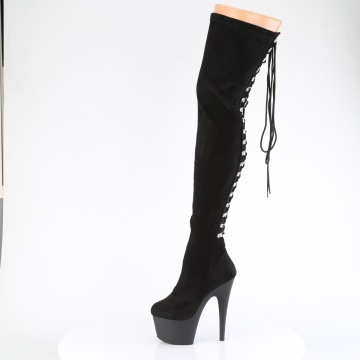 Pleaser ADORE-3063 Blk Str Microfiber/Blk Matte
