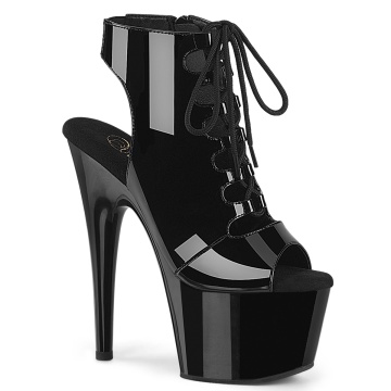 Pleaser ADORE-700-20 Blk Pat/Blk