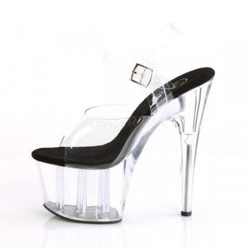 Pleaser ADORE-708 Clr-Blk/Clr