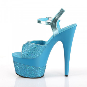 Pleaser ADORE-709-2G Aqua Multi Glitter/Aqua Multi Glitter 6us 36eu