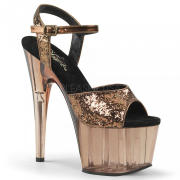 Pleaser ADORE-710GT Bronze Glitter/Bronze 5us saldo esposizione