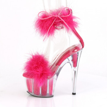 Pleaser ADORE-724F Clr-H. Pink Fur/H. Pink Fur