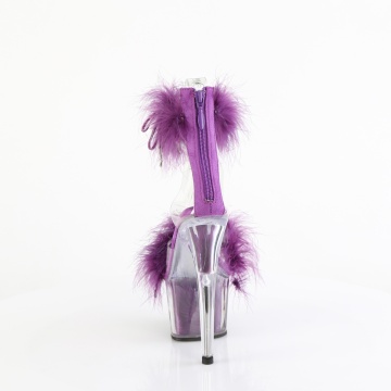 Pleaser ADORE-724F Clr-Purple Fur/M