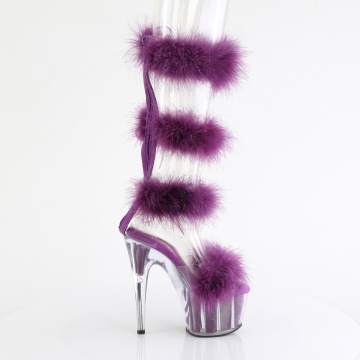 Pleaser ADORE-728F Clr-Purple Fur/M