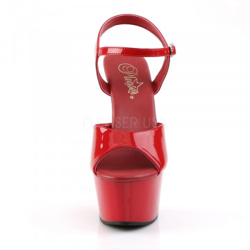 Pleaser ASPIRE-609 Red Pat/Red