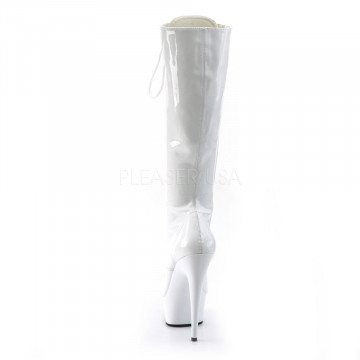 Pleaser DELIGHT-2023 Wht Str Pat/Wht