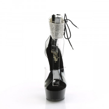 Pleaser DELIGHT-624RS Clr/Blk