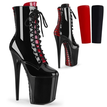 Pleaser FLAMINGO-1020FH Blk Pat/Blk