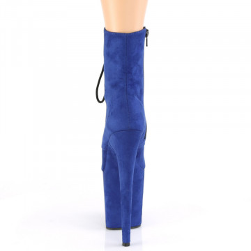 Pleaser FLAMINGO-1020FS Royal Blue Faux Suede/Royal Blue Faux Suede