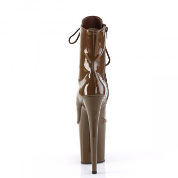 Pleaser FLAMINGO-1021 Mocha Pat/Mocha