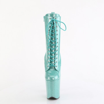 Pleaser FLAMINGO-1040GP Aqua Glitter Pat/M