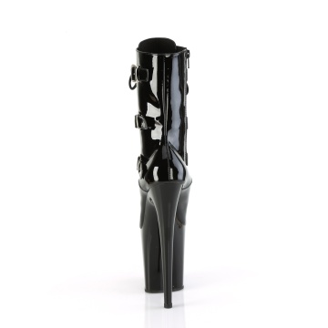 Pleaser FLAMINGO-1043 Blk Pat/Blk