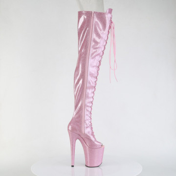 Pleaser FLAMINGO-3021GP B. Pink Glitter Pat/M