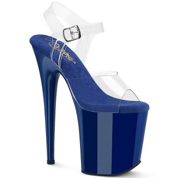 Pleaser FLAMINGO-808 Clr-Royal Blue/Royal Blue