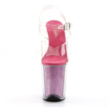 Pleaser FLAMINGO-808SRS Clr/Fuchsia SRS 36