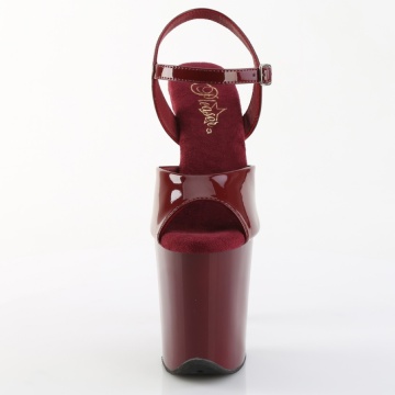 Pleaser FLAMINGO-809 Burgundy Pat/Burgundy